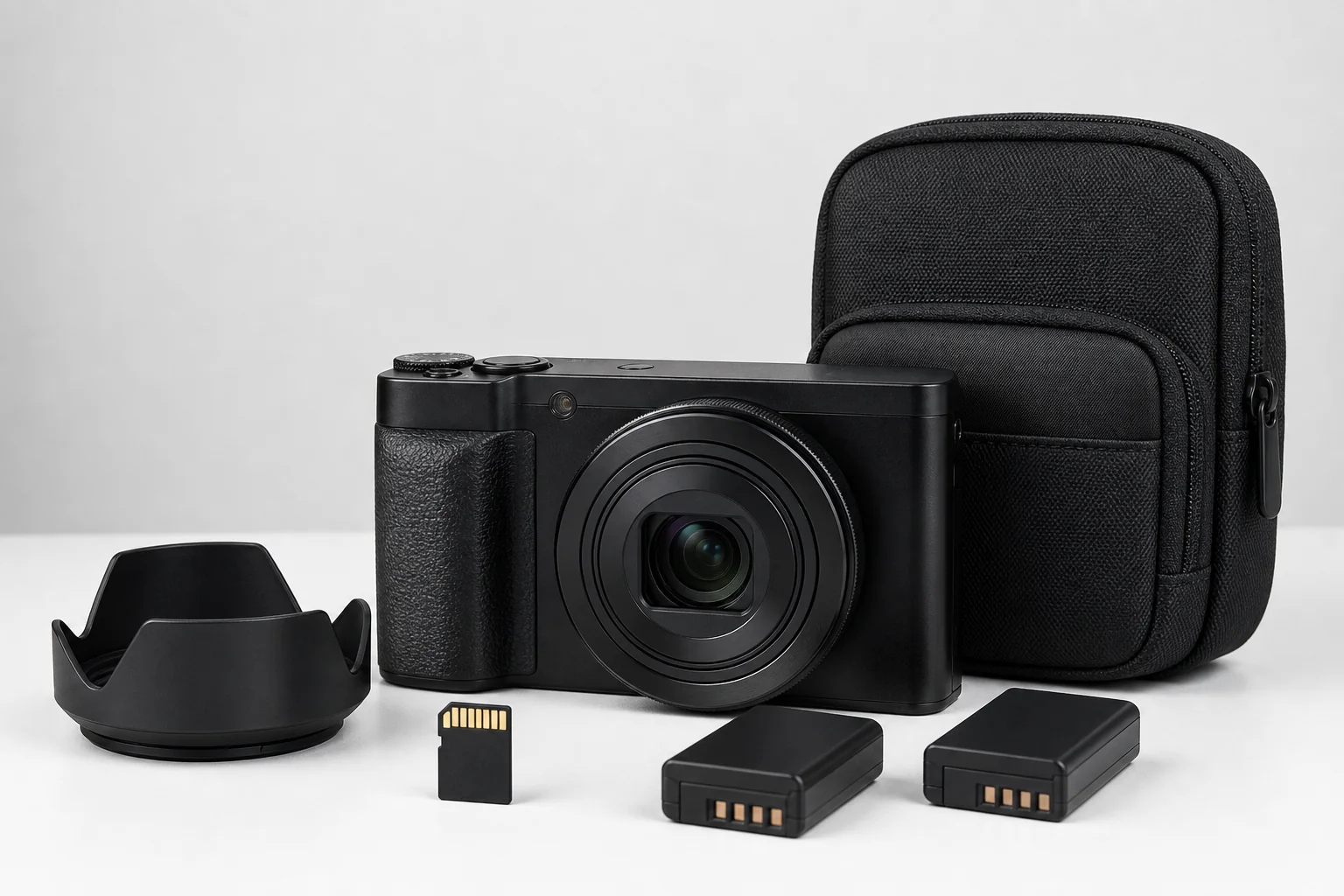 Saneen camera starter bundle with SD card batteries and accessories