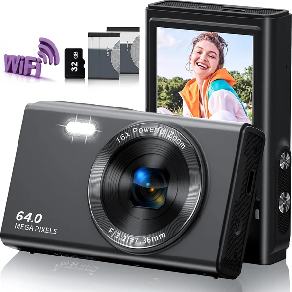 Saneen FHD 4K kids digital camera